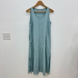 Free Fly Women’s Bamboo Heritage Midi Dress blue Sz Medium sleeveless